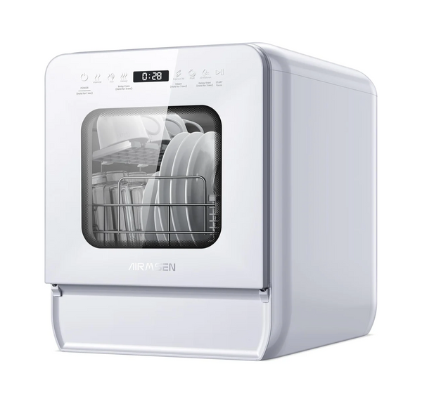 Portable Countertop Dishwasher Mini Dishwasher with 5L Tank, 9 Programs