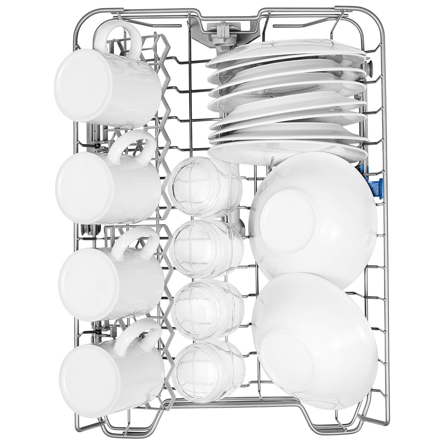 DSFE1B10SUKN 10 Place Slimline Freestanding Dishwasher - Silver